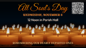 All Souls Service – Wed, Nov 6th – Noon Featured Image