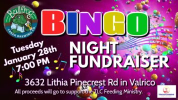 Tuesday, January 28th – Music Bingo Fundraiser at Bullfrog Creek Brewing Co. at 7:00 PM Featured Image