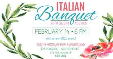 Italian Banquet & Silent Auction -February 14th Featured Image