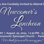 Newcomer’s Luncheon on Sunday, August 25th, at 1:30 PM Thumbnail