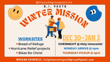 Youth Winter Mission Days 12/30-1/02 Featured Image